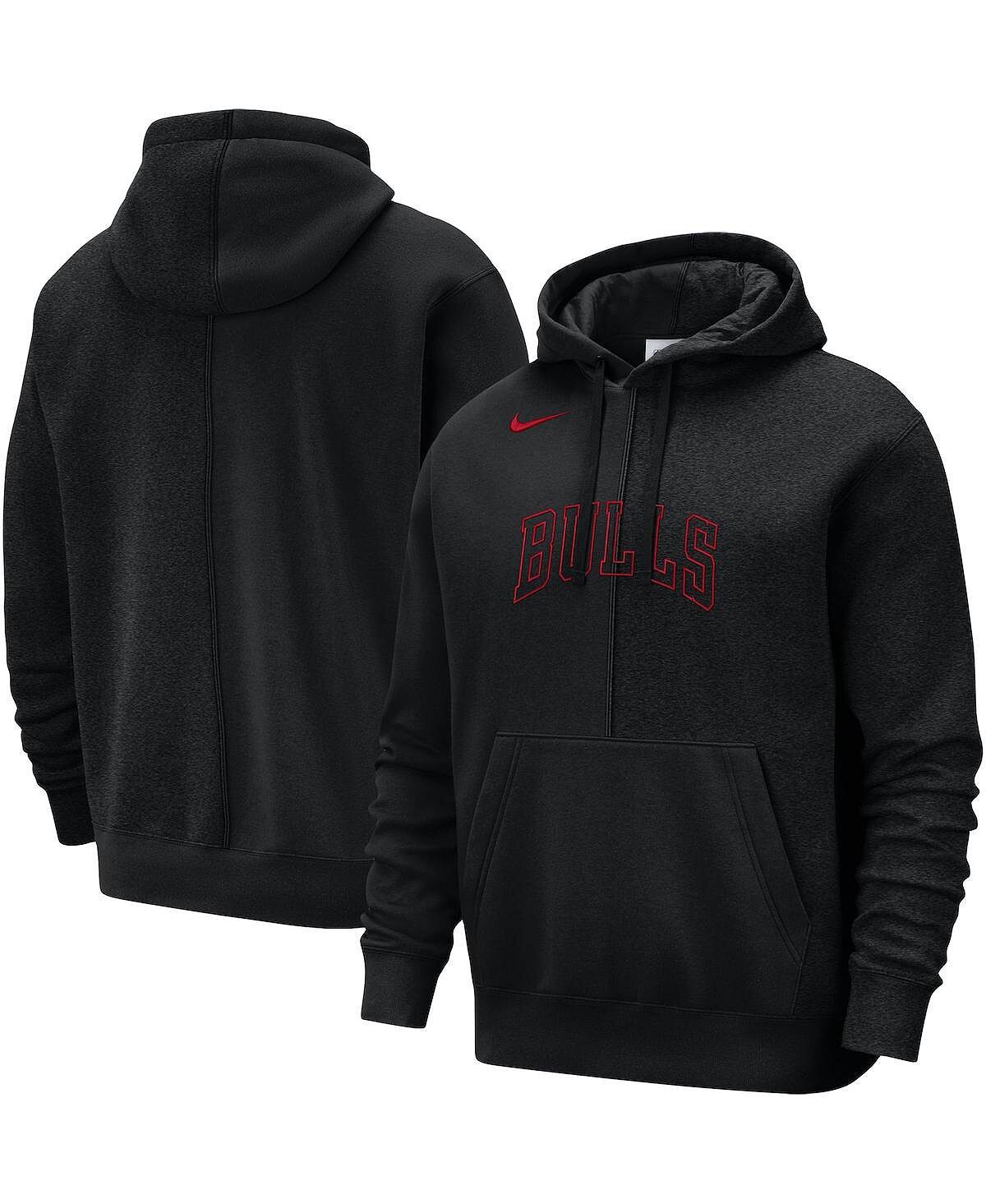 

Мужской черный пуловер с капюшоном Chicago Bulls Courtside Versus Stitch Nike