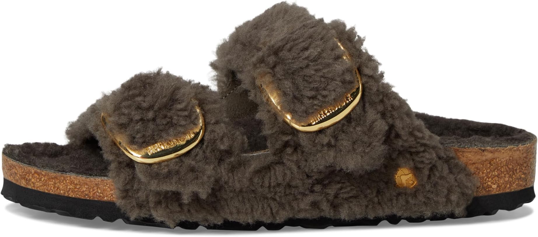 Сандалии Birkenstock Arizona Big Buckle Teddy, Concrete Gray — фото 4