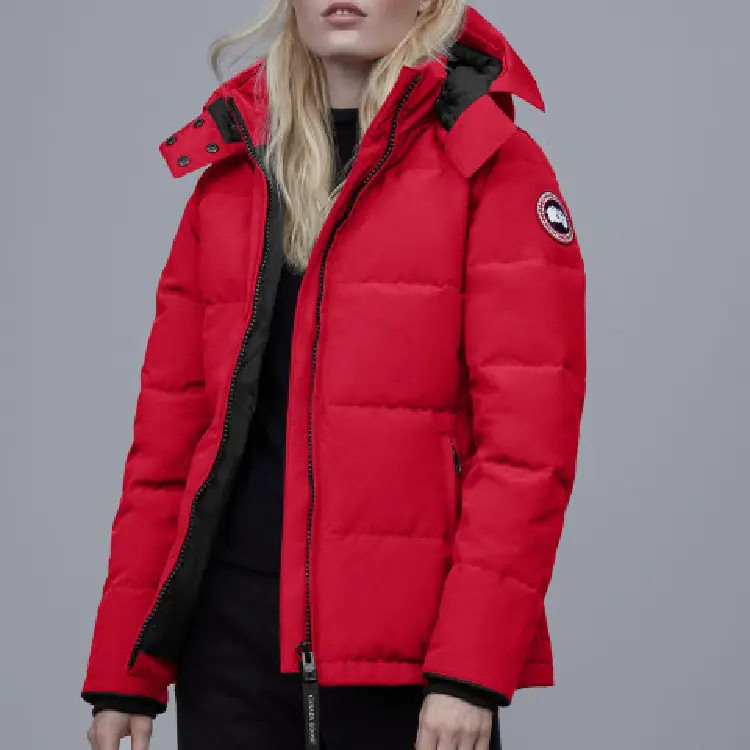 Canada Goose Куртка Chelsea Series Whitehouse зимняя женская красная, Red — фото 4