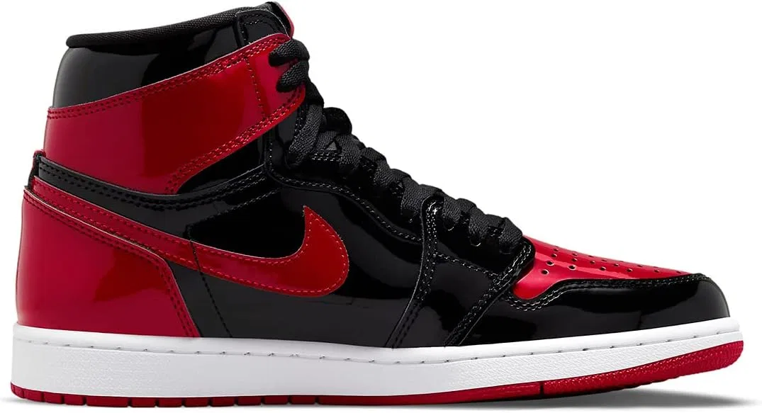Кроссовки мужские Nike Air Jordan 1 Retro High OG, Black White Varsity Red — фото 3