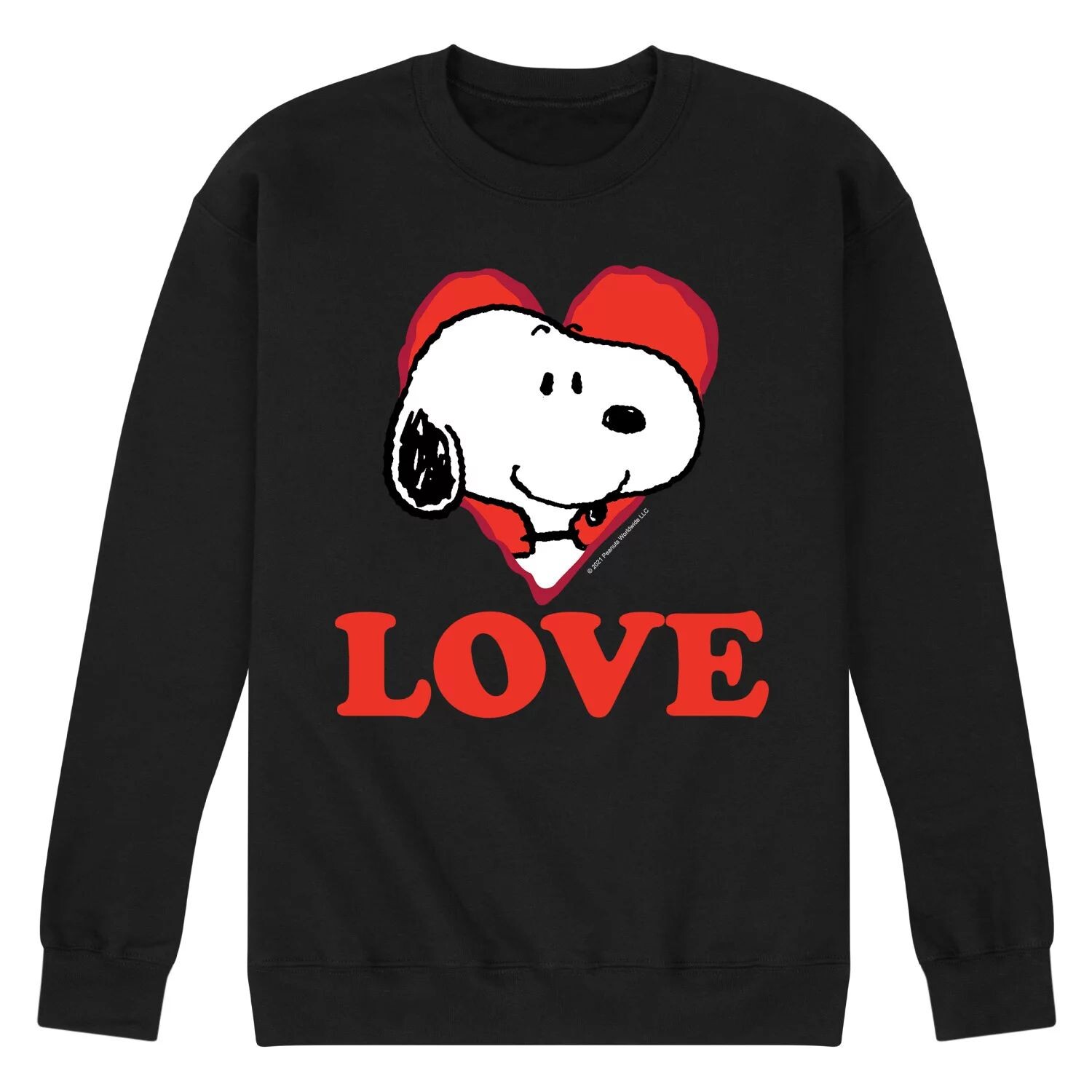 

Мужской свитшот Peanuts Love Snoopy Licensed Character