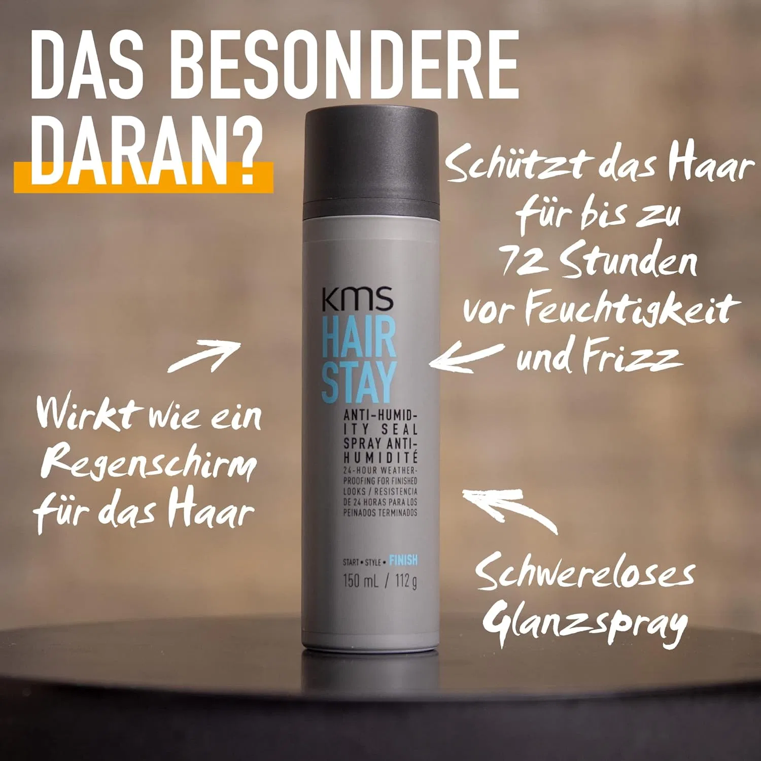 Спрей для волос от влажности «Hairstay Anti-Humidity Seal» от KMS Kms — фото 2