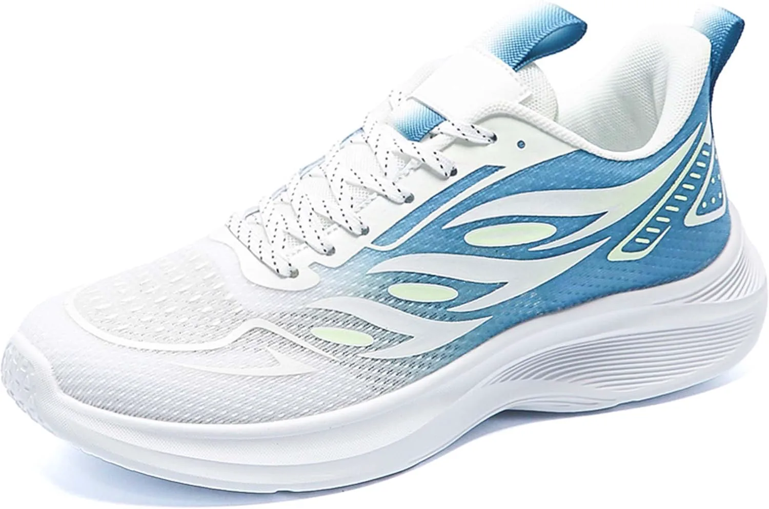 

Мужские классические кроссовки с контрастной отделкой, легкие и дышащие, свободного кроя, для бега по шоссе, для командного баскетбола в помещении и на улице, для прогулок и джоггинга в парке DZBAJRQM, белый