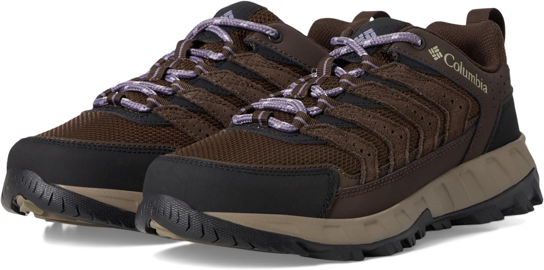 

Походные ботинки Columbia Strata Trail Low, цвет Cordovan/Granite Purple