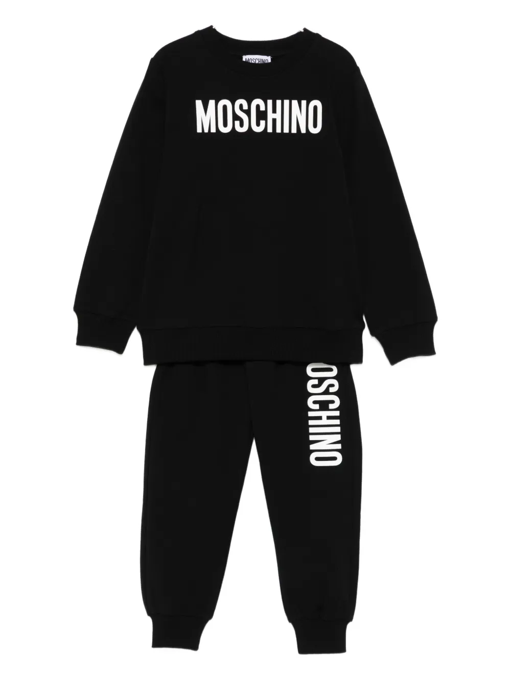 

Комплект спортивных костюмов с логотипом (комплект из двух) Moschino Kids, черный