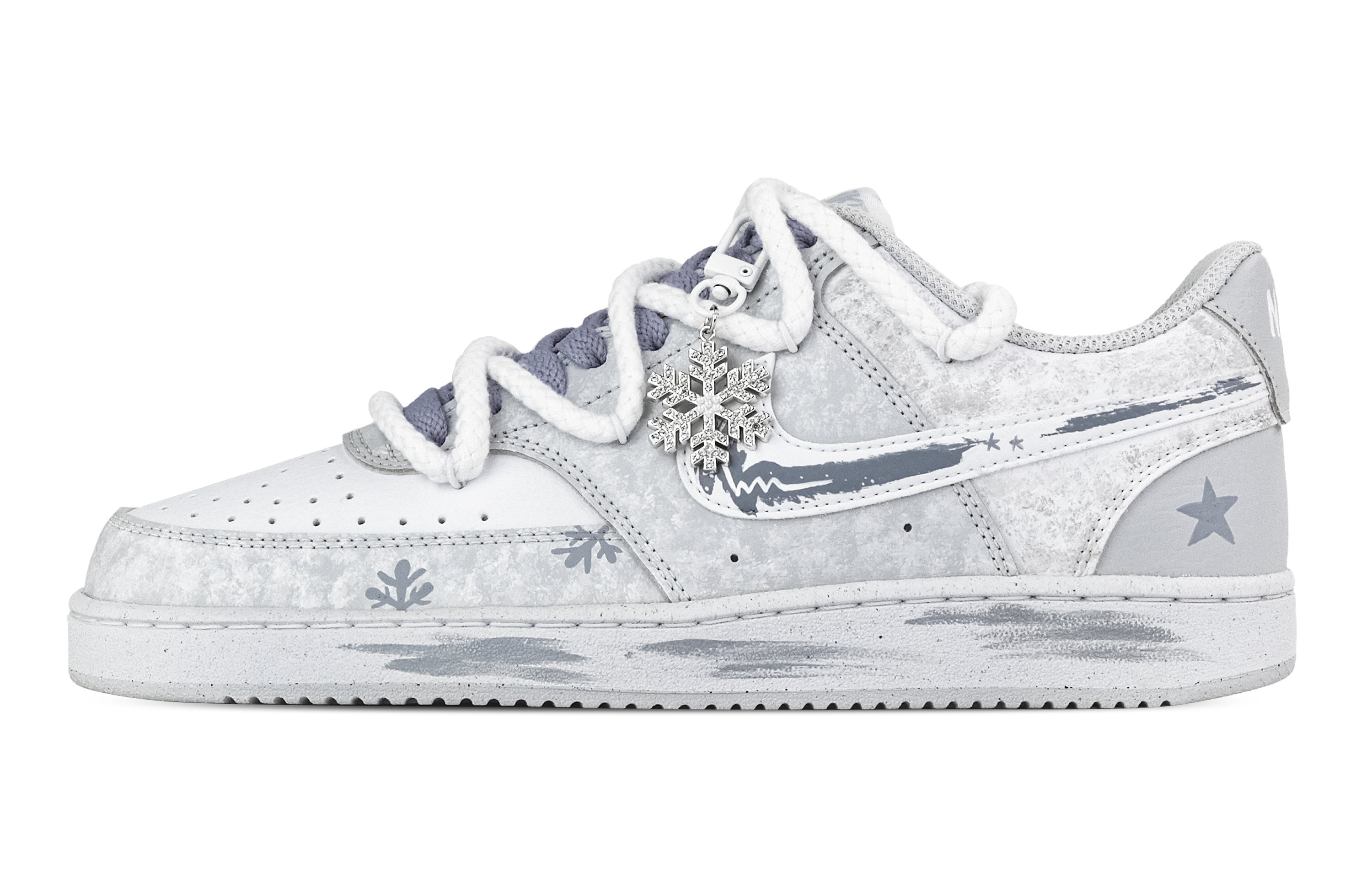

Nike Лыжные очки Court Vision Dusty Blue, износостойкие, низкие, кроссовки для скейтбординга, мужские, белые, серые, синие
