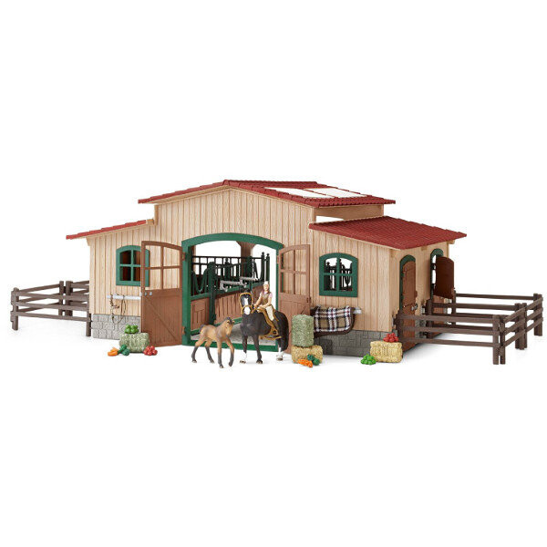 

Schleich, конюшня с оборудованием, комплект