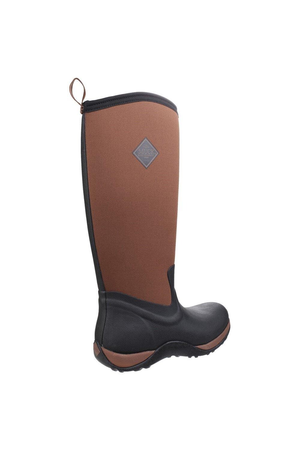 Женские резиновые сапоги Muck Boots высокие утепленные, коричневый — фото 2