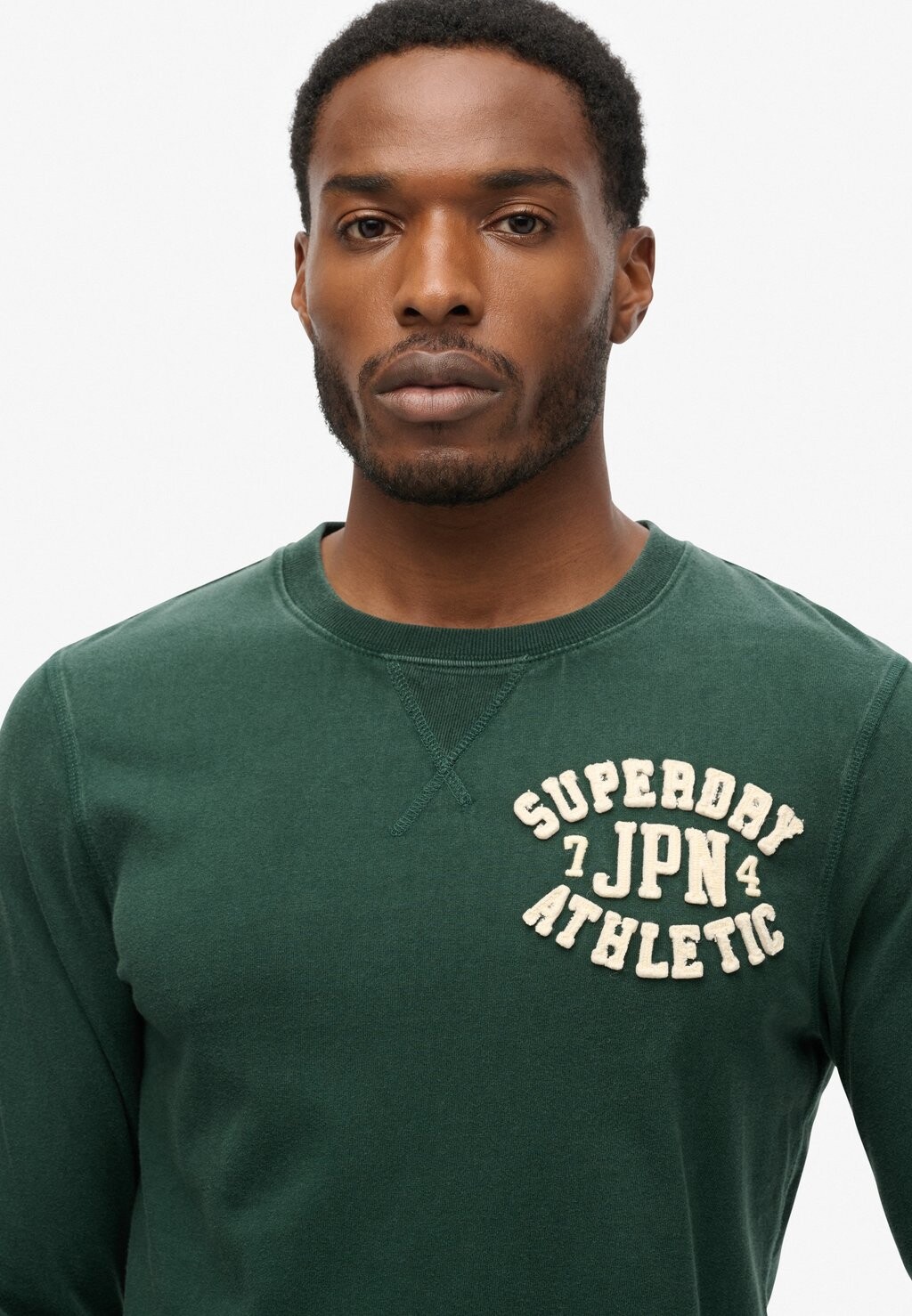 

Топ с длинными рукавами VINTAGE ATHLETIC Superdry, зеленый
