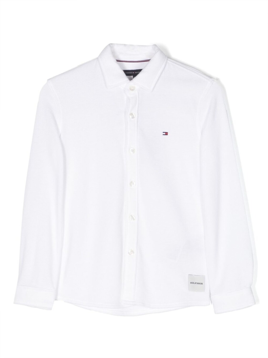 

Шорты из ткани пике Tommy Hilfiger Junior, белый