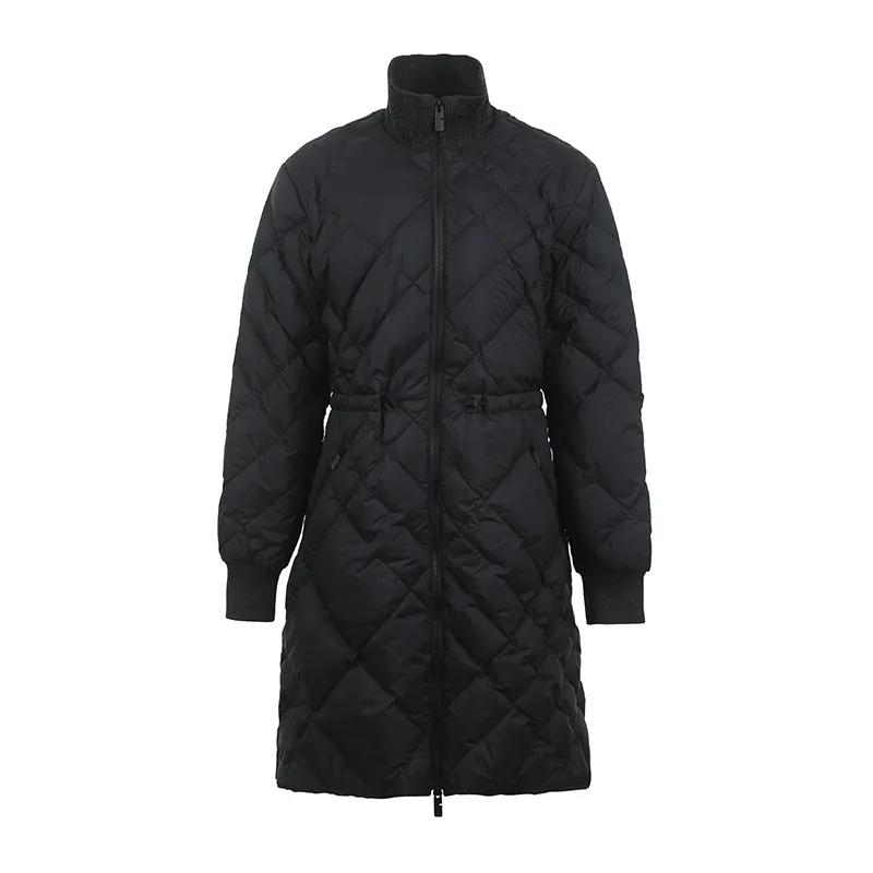 Куртка Burberry, женская, пуховая, черный