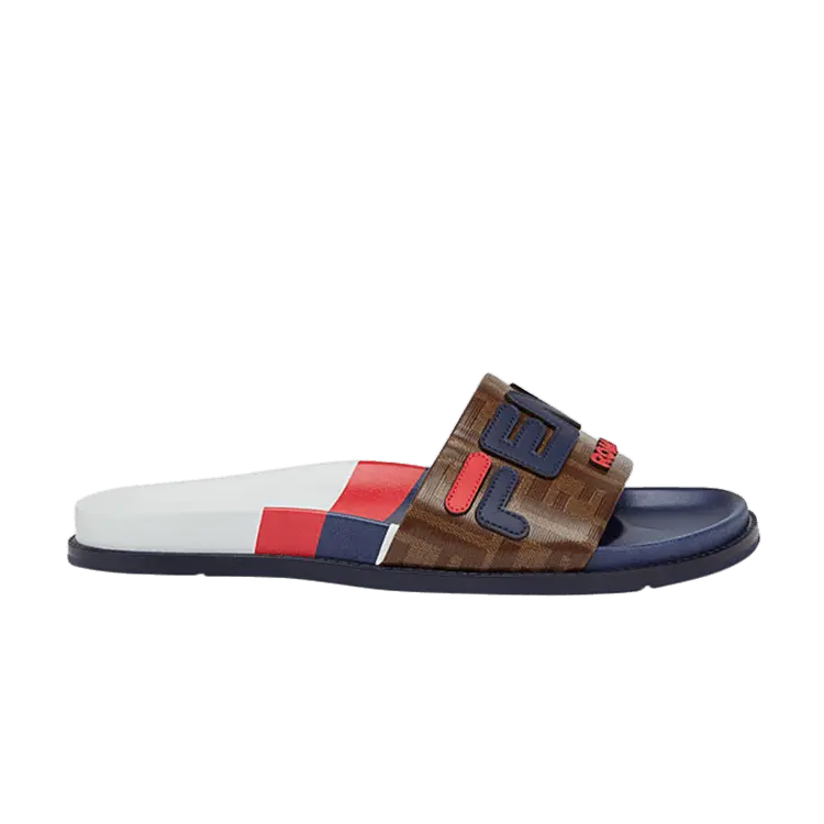 

Кроссовки Fendi x Fussbett Rubber Sandal 'Multi-Color', разноцветный