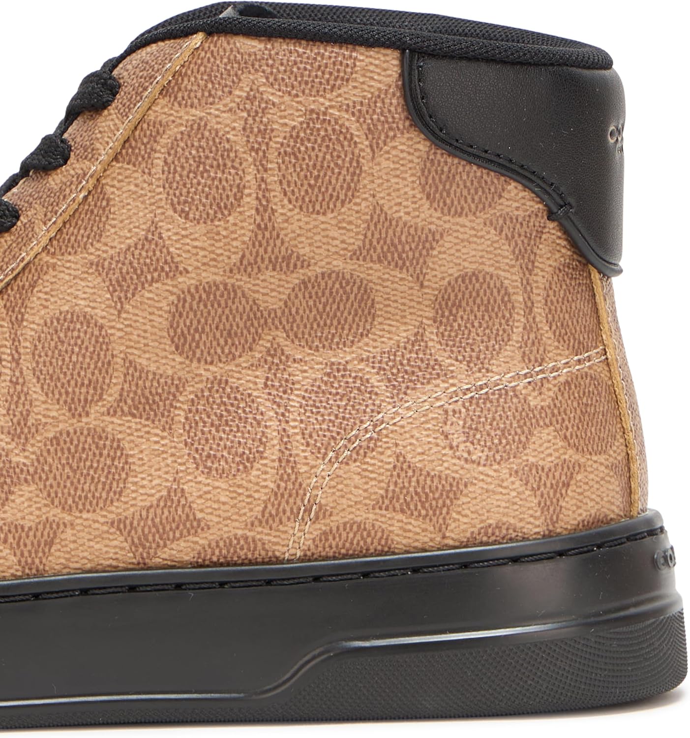 Мужские кроссовки Coach High Line High Top из фирменного канваса, черный/хаки — фото 4