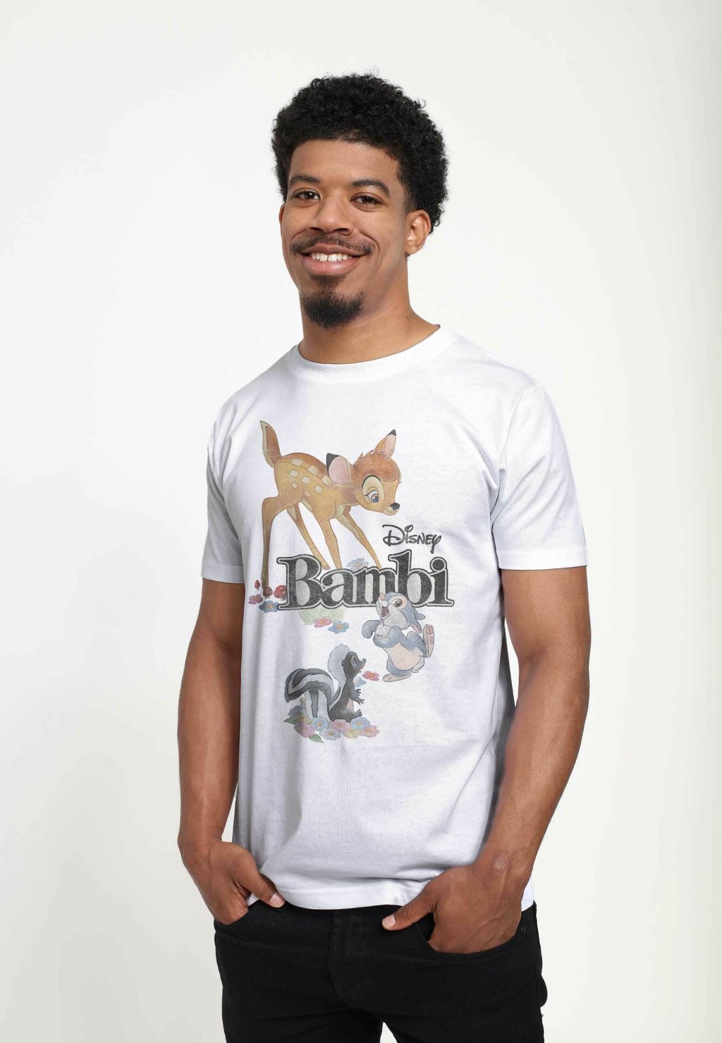 

Футболка с принтом DISNEY BAMBI BAMBI FRIENDS UNISEX Henry Tiger, белый