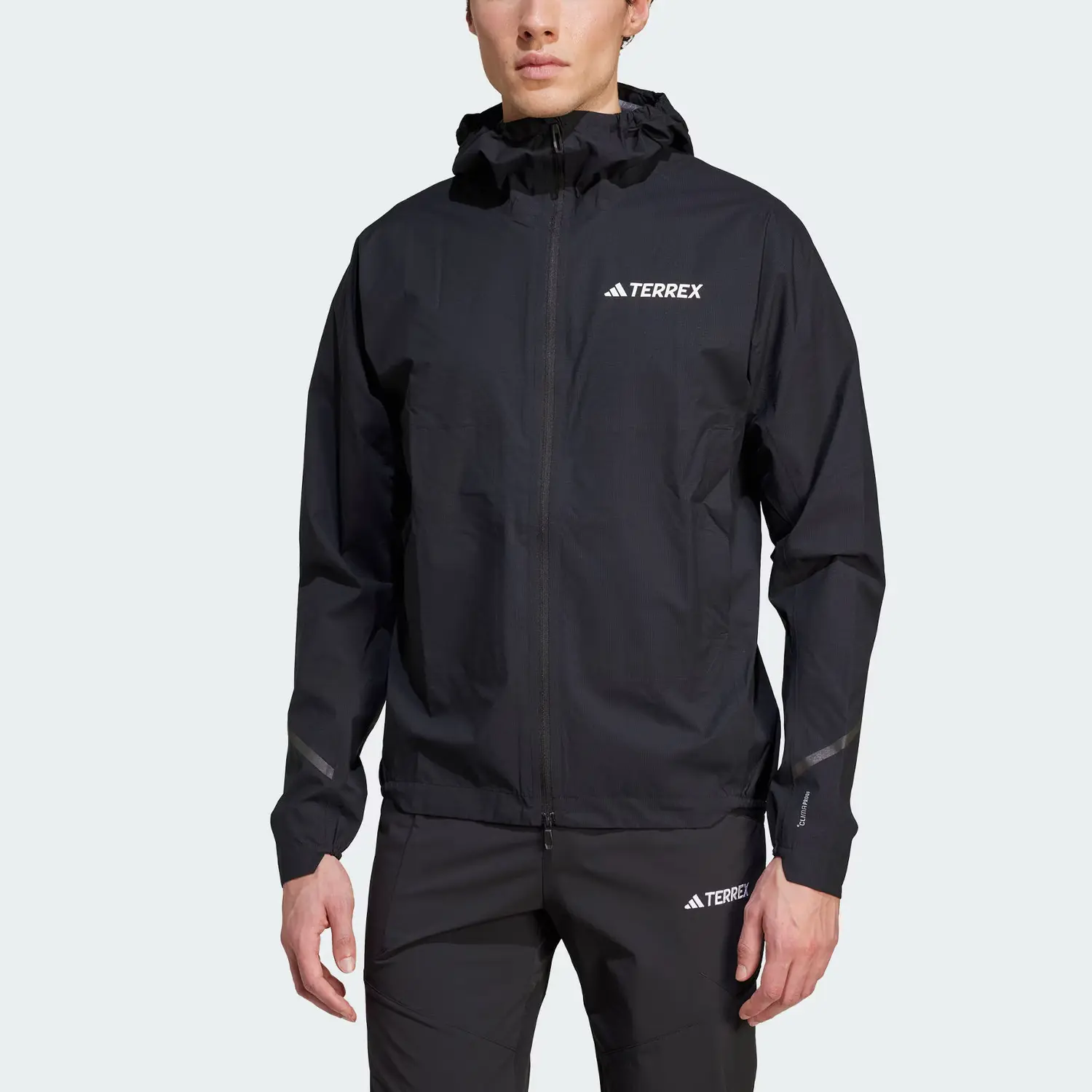 Adidas Ветровка мужская водонепроницаемая и ветрозащитная черная, Black — фото 3