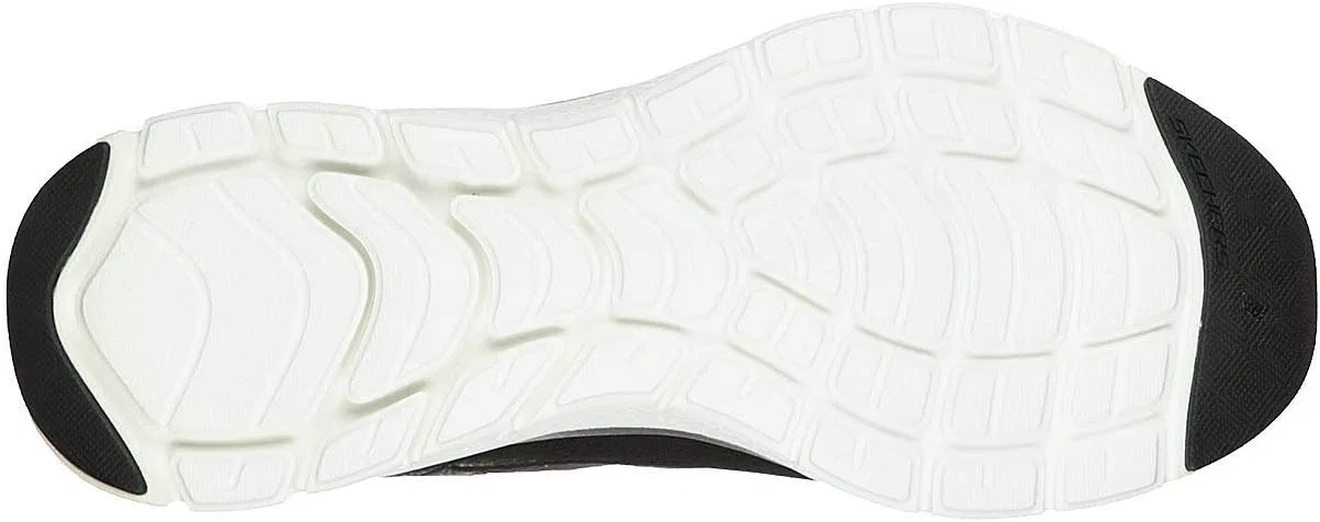 Мужские кроссовки Skechers Flex Advantage 4.0-True Clari, Black Leather Pu Mesh Trim — фото 4