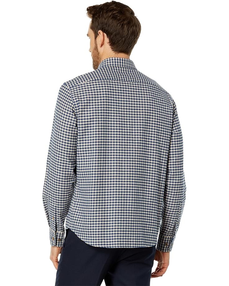 

Рубашка UNTUCKit Flannel Cerasuolo Shirt, темно-синий
