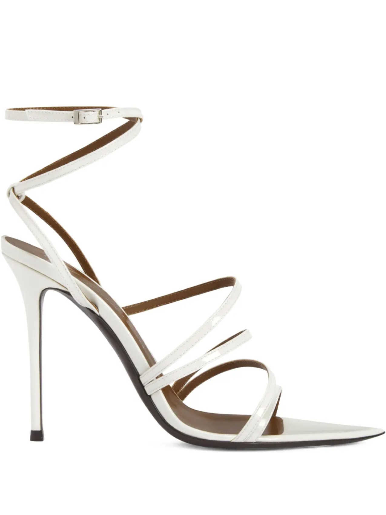 Сандалии Claire 105 мм Giuseppe Zanotti, белый