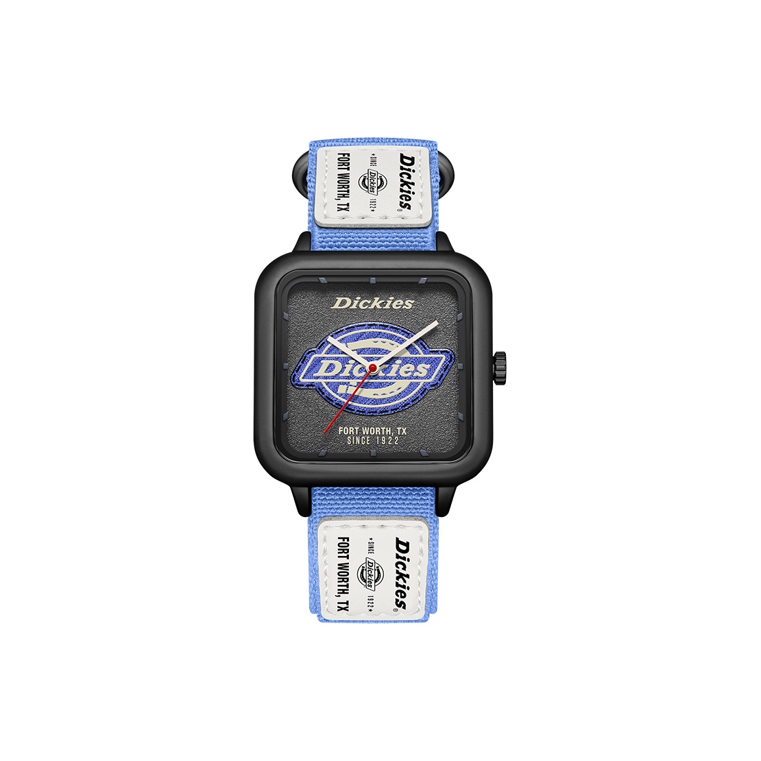 

Dickies Часы Wrist Watch Quartz Movement Nylon Strap Beige Watch Dial Unisex, CL-607V2-12SY Blue Dial