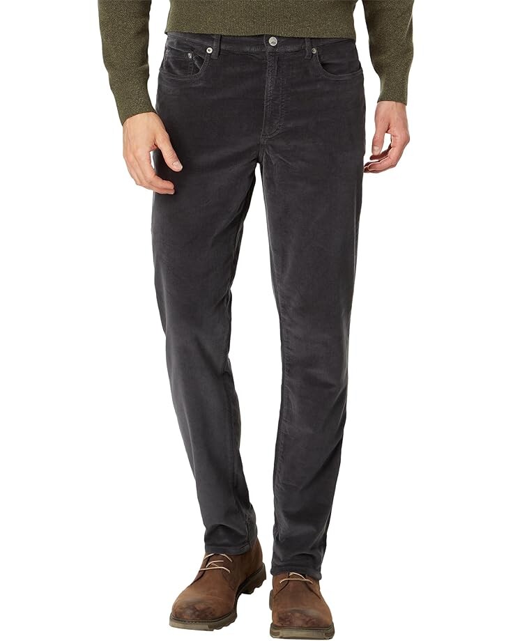 

Брюки Faherty Stretch Terry Corduroy 5-Pocket Pants, цвет Washed Charcoal