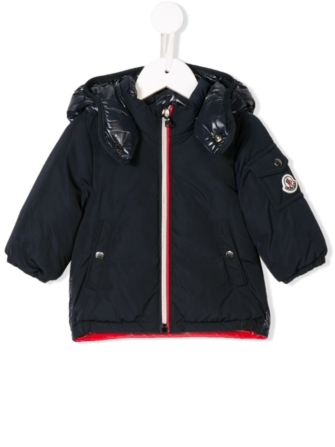 

Moncler Enfant дутое пальто, синий