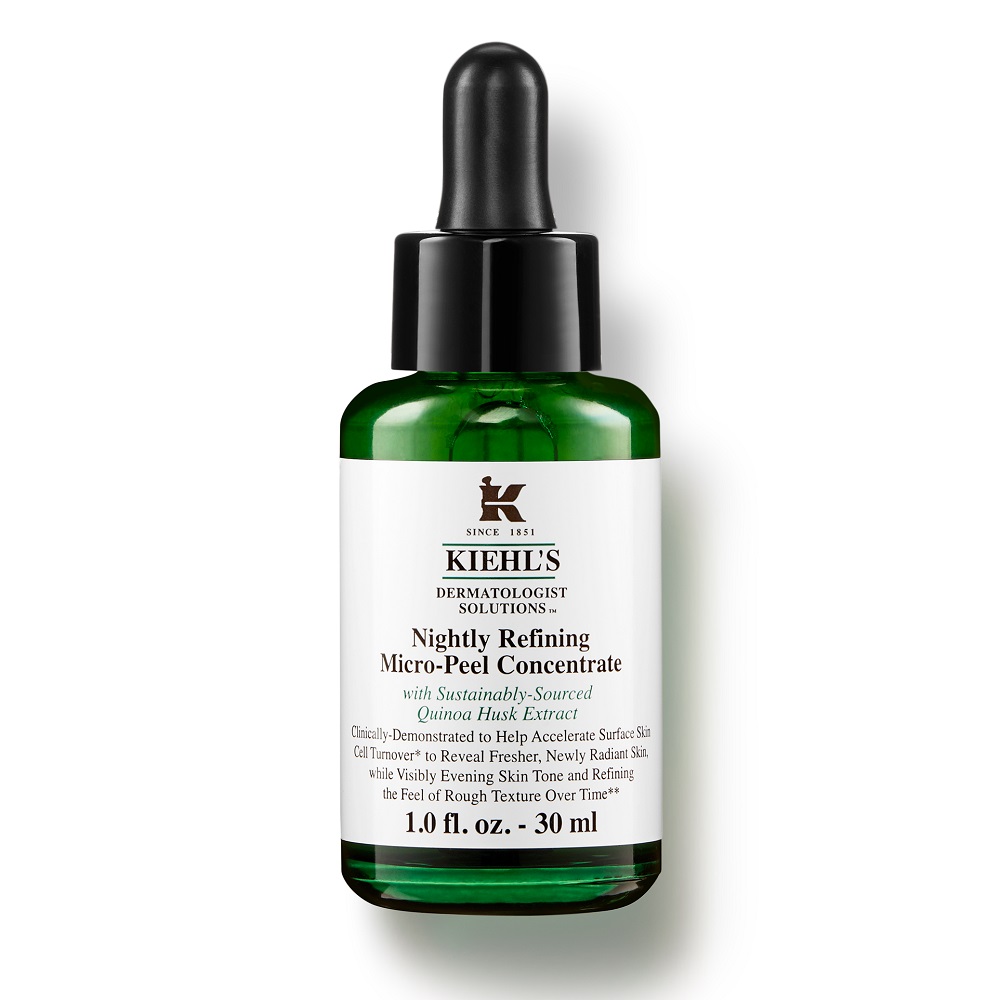 

Ночная отшелушивающая сыворотка для лица nightly refining micro-peel concentrate Kiehl'S, 30 мл