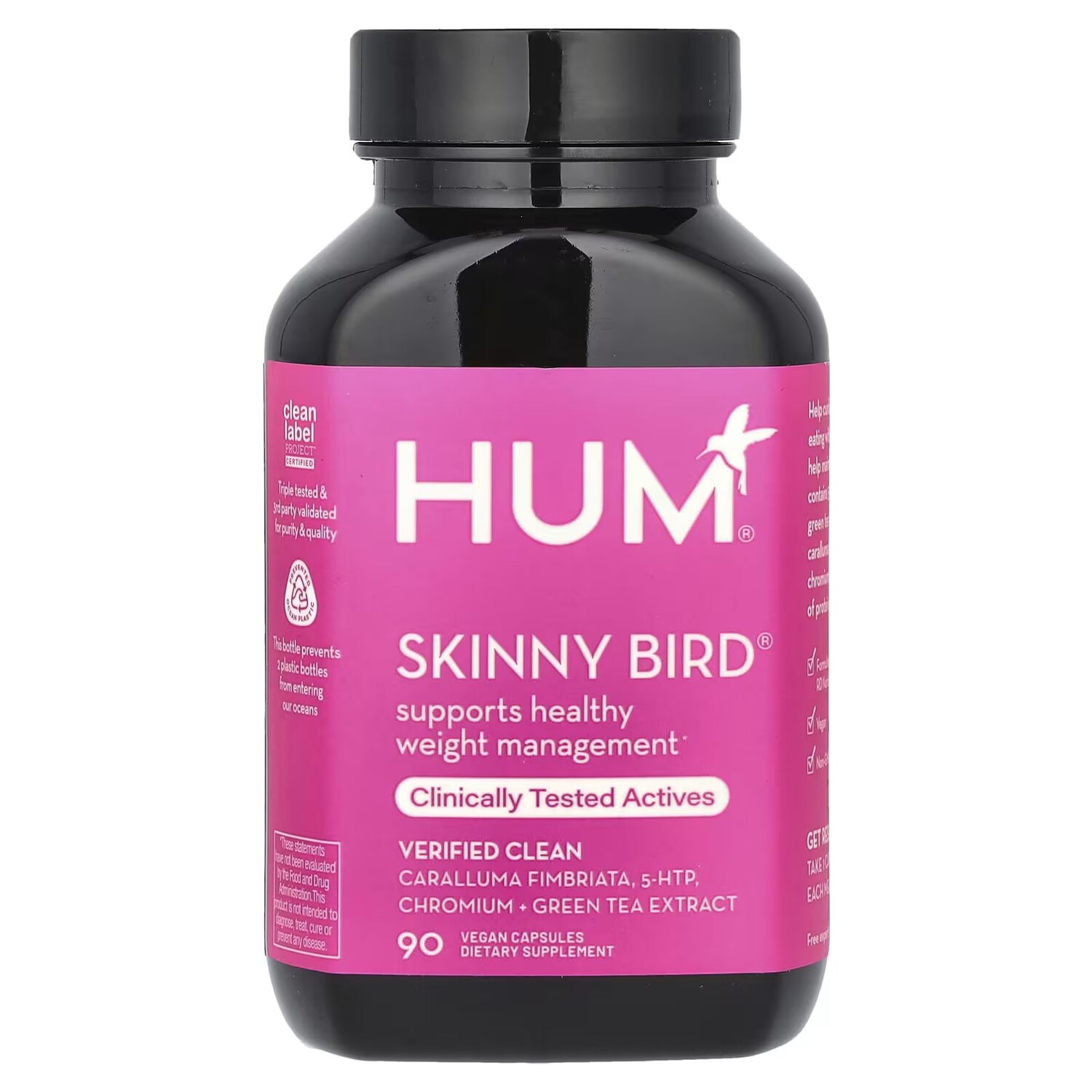 

Skinny Bird, 90 веганских капсул Hum Nutrition