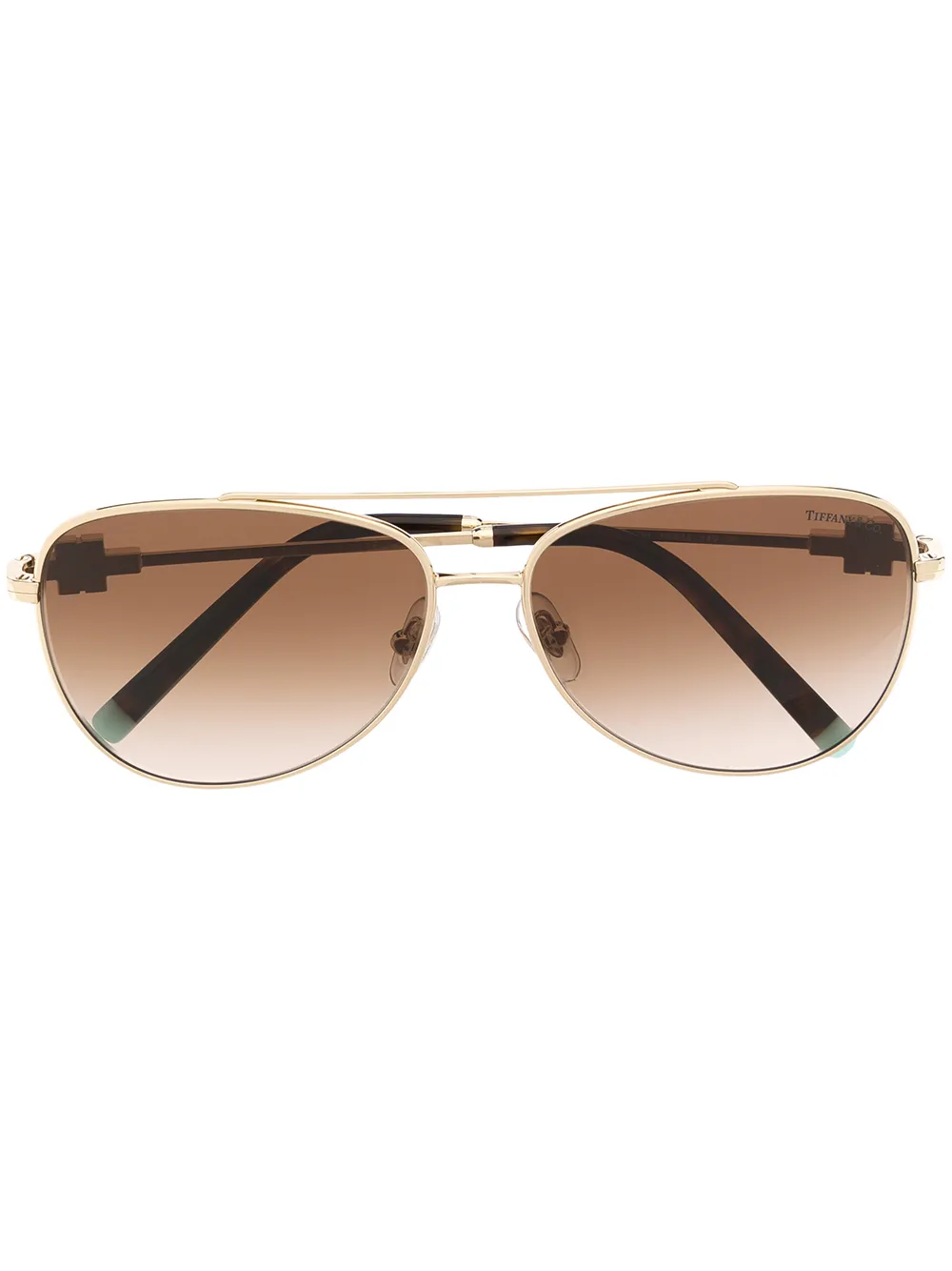 

Солнцезащитные очки-авиаторы Tiffany & Co Eyewear, золотой