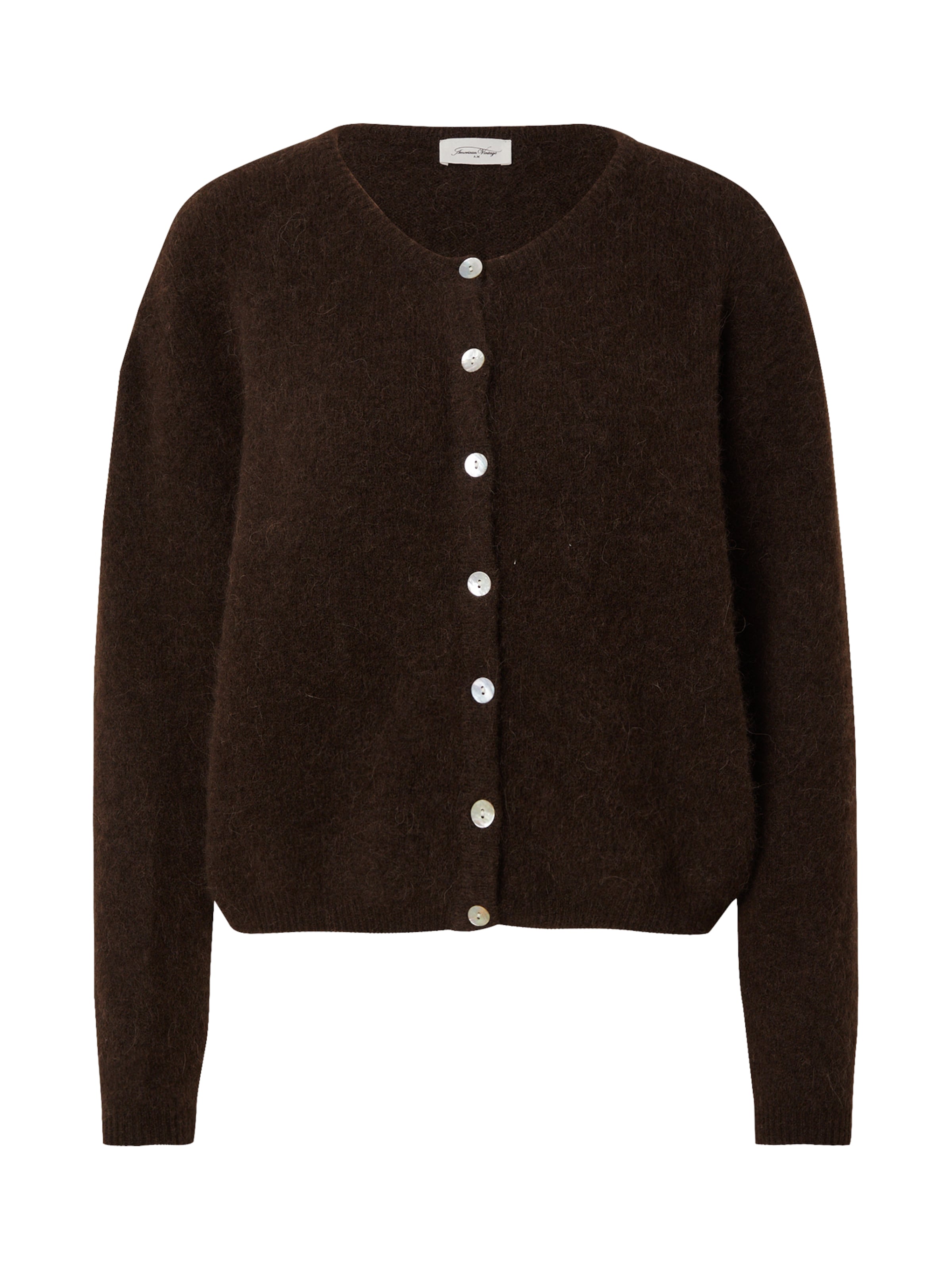 

AMERICAN VINTAGE Кардиган 'VITOW' в темно-коричневом цвете