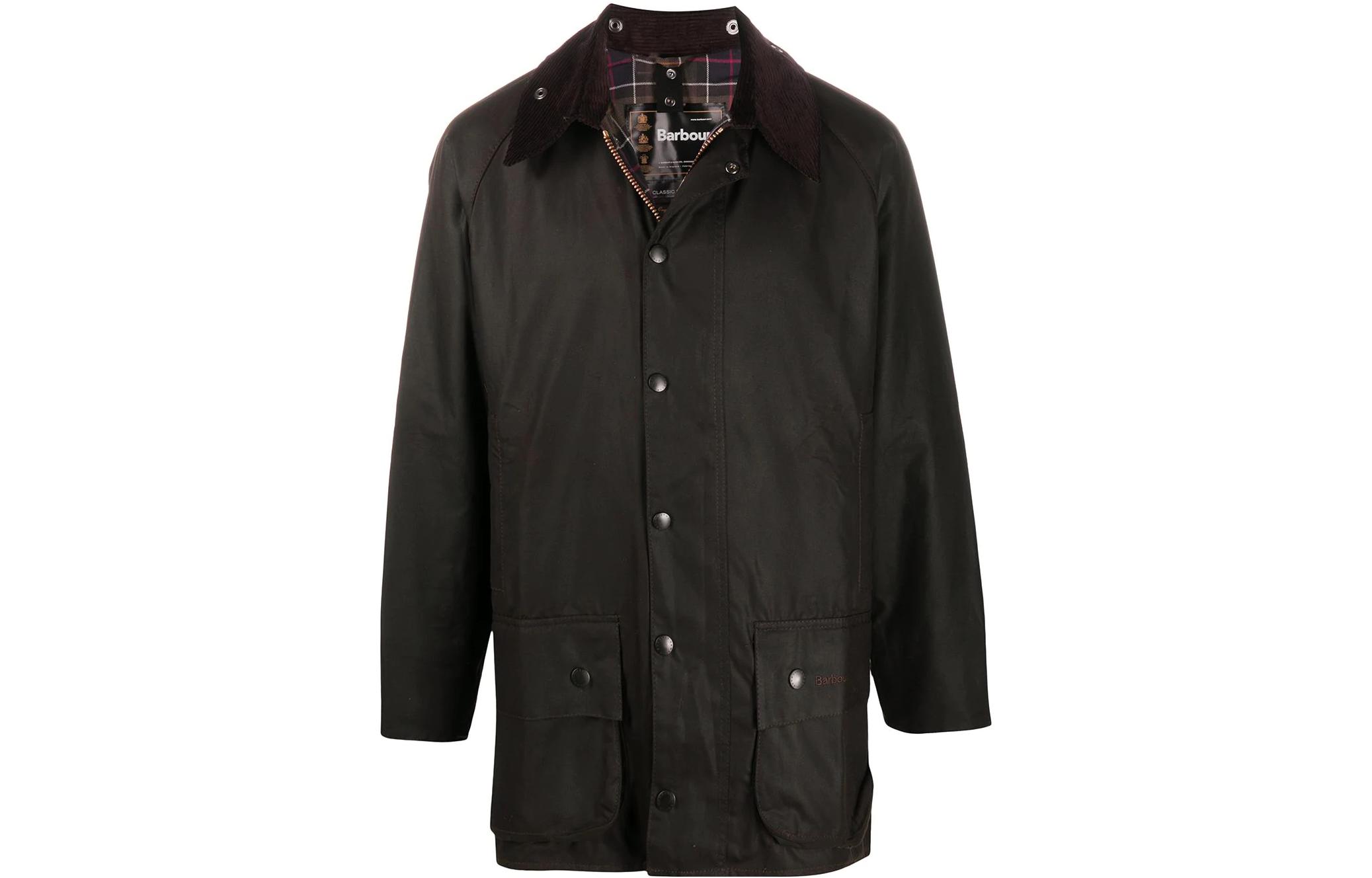 

Пальто Beaufort с застежкой на кнопки Barbour, коричневый
