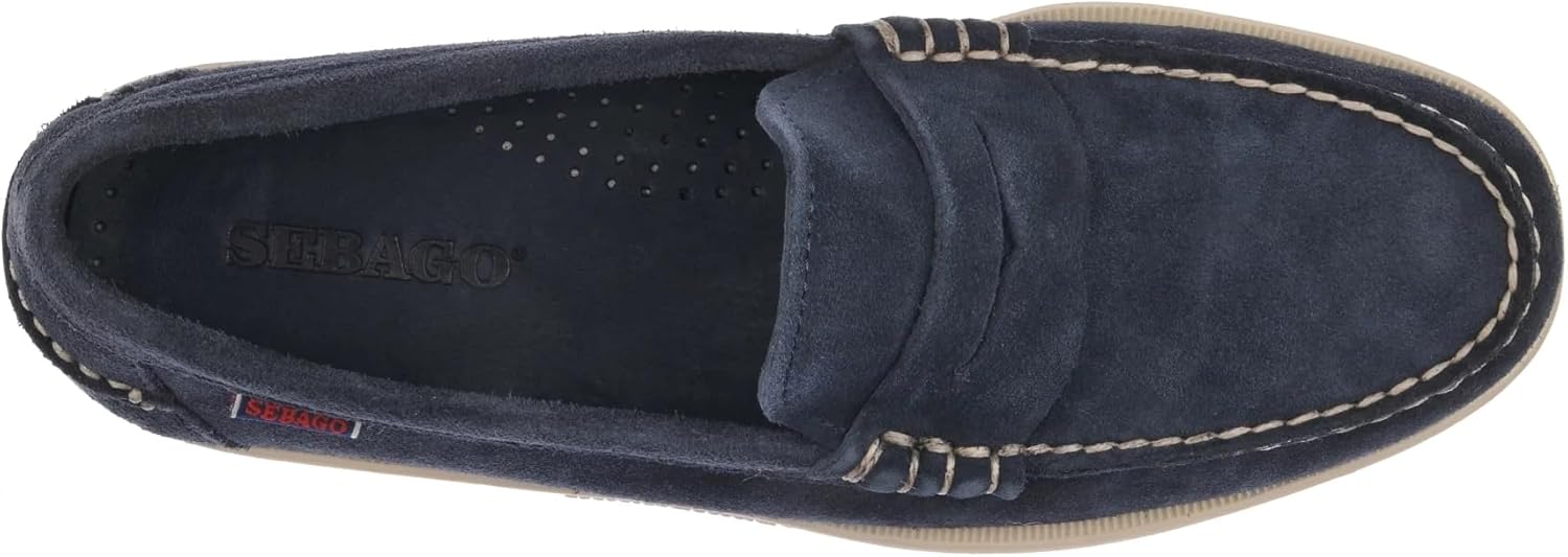 Мужские ботинки Sebago Dan из рубленой кожи, голубой — фото 3