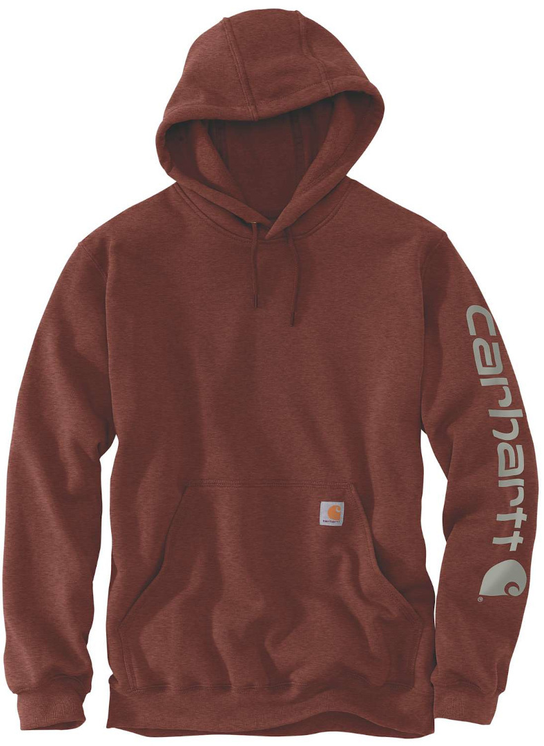 

Худи Carhartt Midweight Sleeve Logo Hoodie, цвет Mahagony