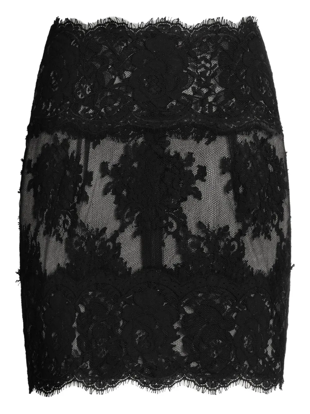 

Кружевная юбка мини с фестонами DOLCE & GABBANA
