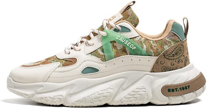 

Мужские дорожные кроссовки для бега, тенниса и ходьбы с амортизацией, спортивные кроссовки, модная повседневная обувь для ежедневного ношения Hhhchpm, хаки