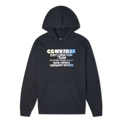 

Толстовка exploration team pullover hoodie 'black' Converse, черный