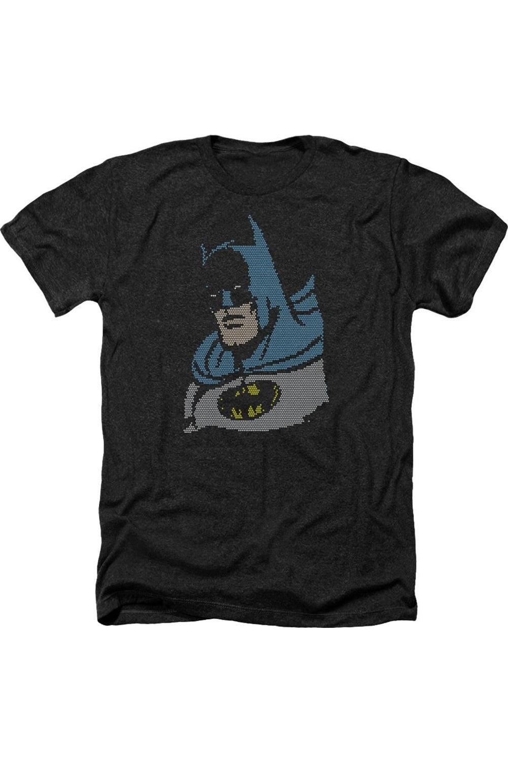 

DC Comics Lite Brite Batman Adult Heather Tee / Футболка Gildan, черный