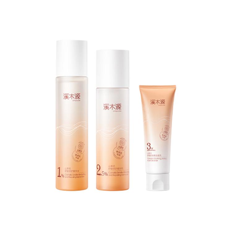 

Simpcare Набор лосьонов Camellia Allergy Relief Repairing Serums Water для восстановления, стабилизации и увлажнения: вода+эмульсия+очищающий лосьон