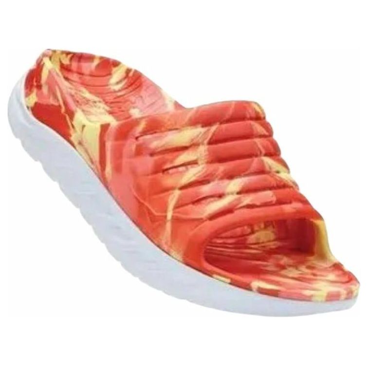 Шлепанцы HOKA ONE ONE Ora Recovery Slide 'Swirl Yellow Pear Fiesta' — фото 3