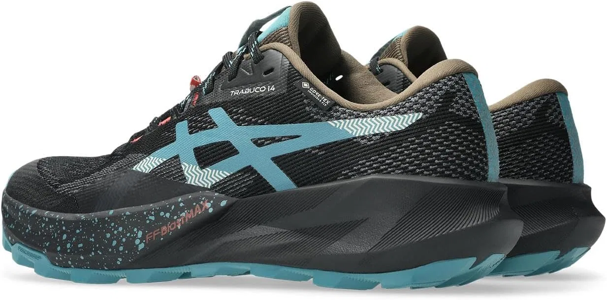 Мужские кроссовки ASICS Trabuco 14 GTX, Black Misty Pine — фото 2