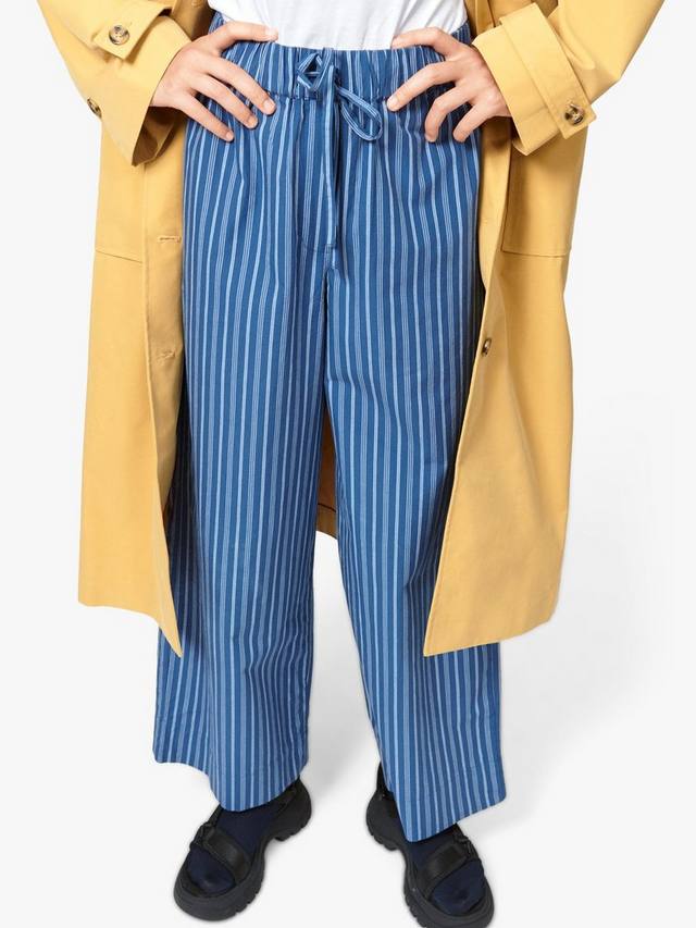 

Натаниэль хлопчатобумажные свободные брюки nué notes, цвет True Navy