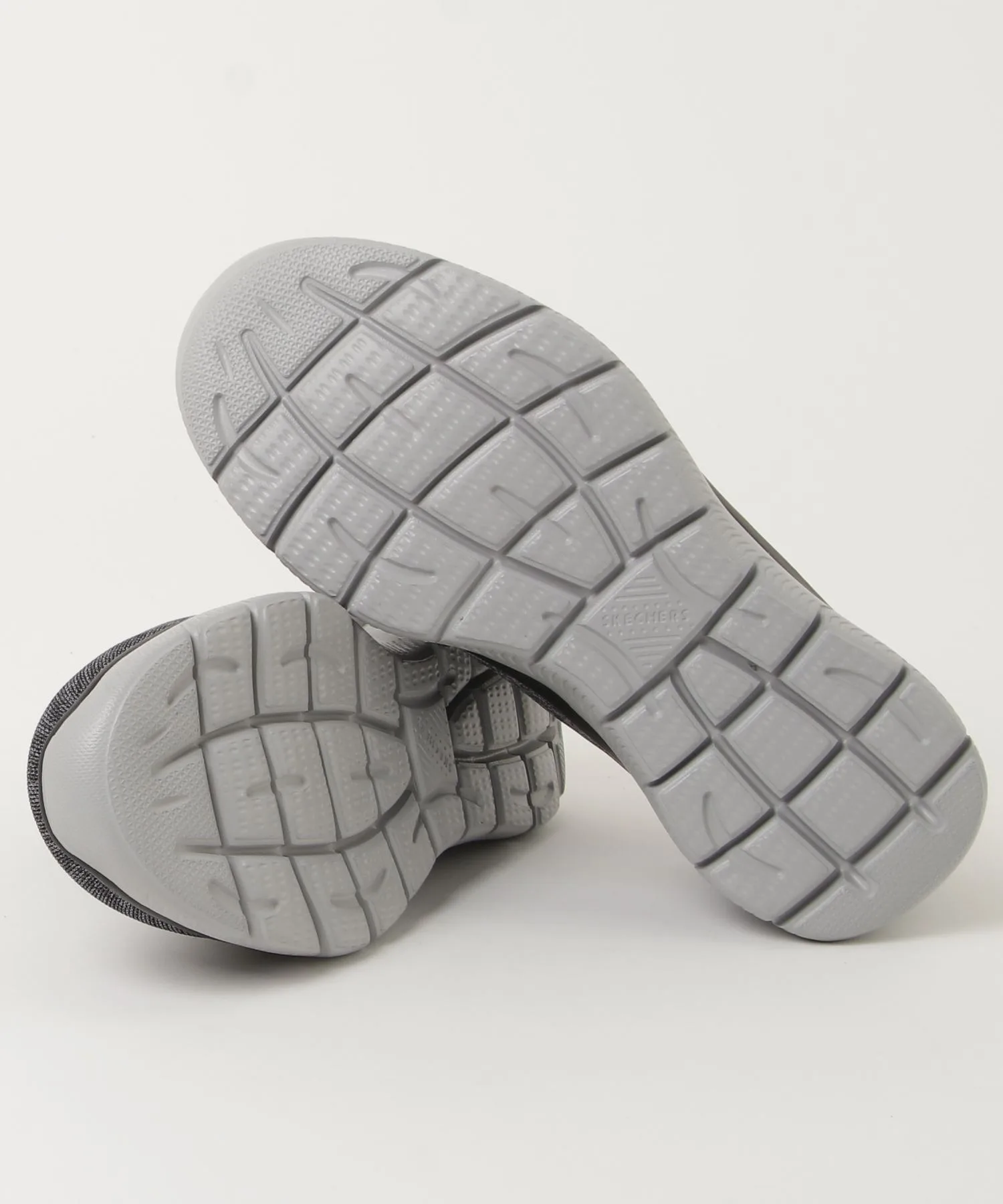 Мужские серые кроссовки с технологией Hands Free Slip-ins SUMMITS - KEY PACE SKECHERS — фото 3