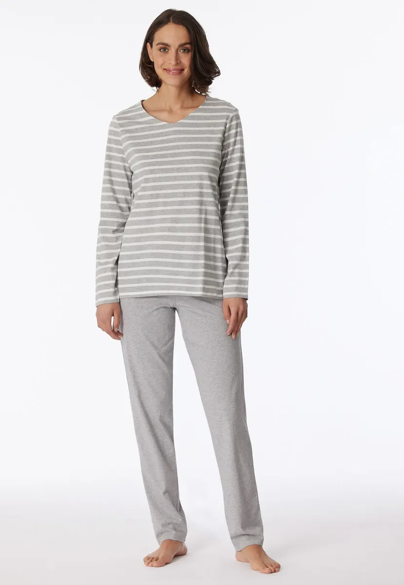 

Пижама Schiesser "Casual Essentials" (2 шт.), повседневного дизайна, серый