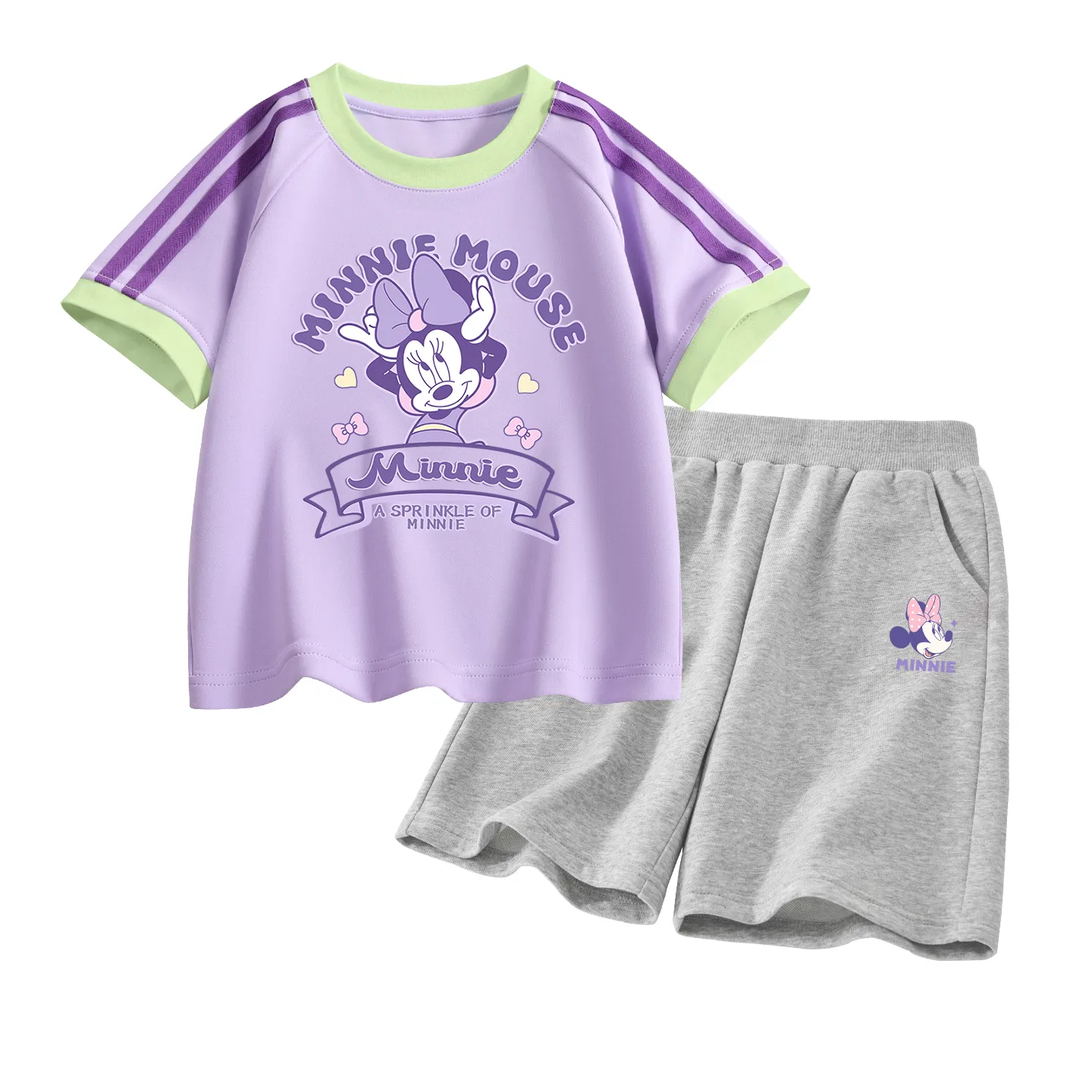 Детский спортивный костюм Casual Sportswear 2 Piece Set Disney, Di L Cute Peach K Honey+Di L Cute Peach K Gray — фото 4