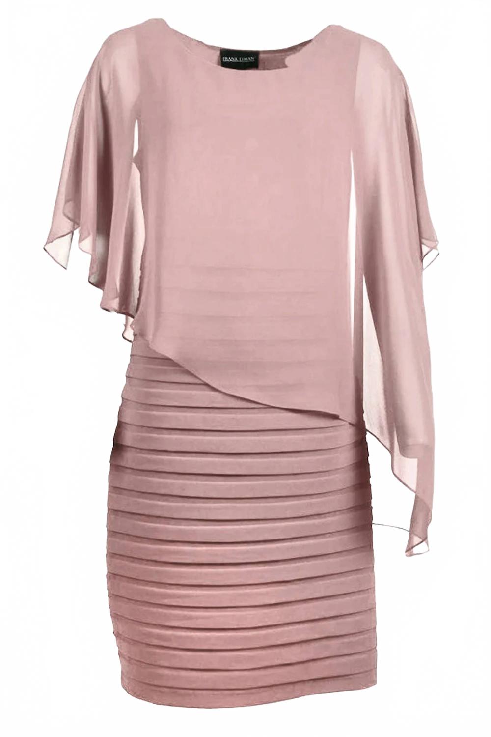 

Женское многослойное платье-болеро цвета румян Frank Lyman, красный