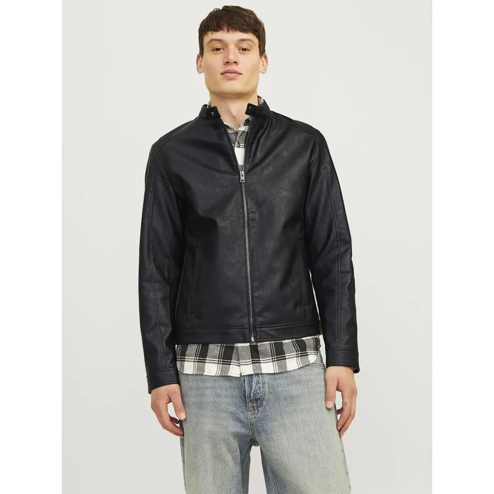 

Куртка Jack & Jones Dylan Clean leather, черный