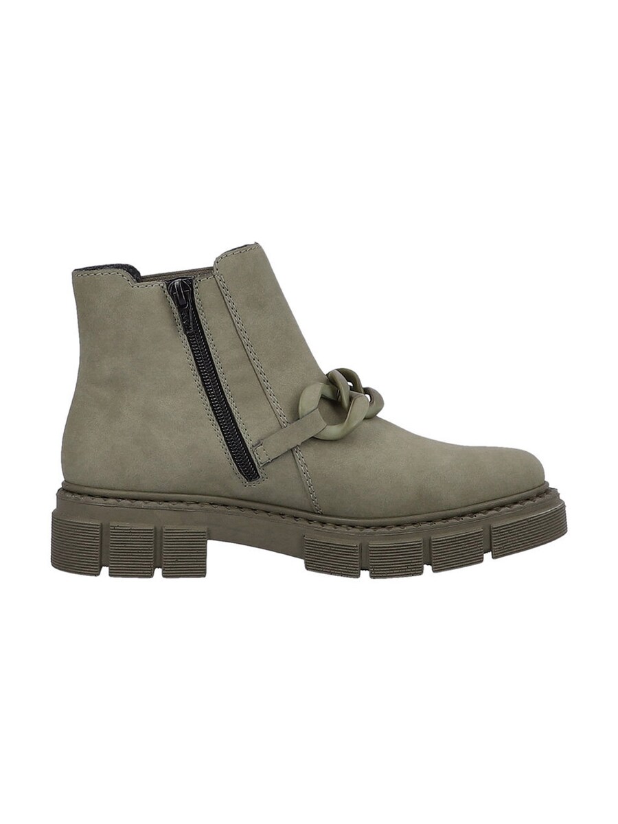 Ботинки женские челси Rieker Chelsea Boots с принтом, хаки — фото 3