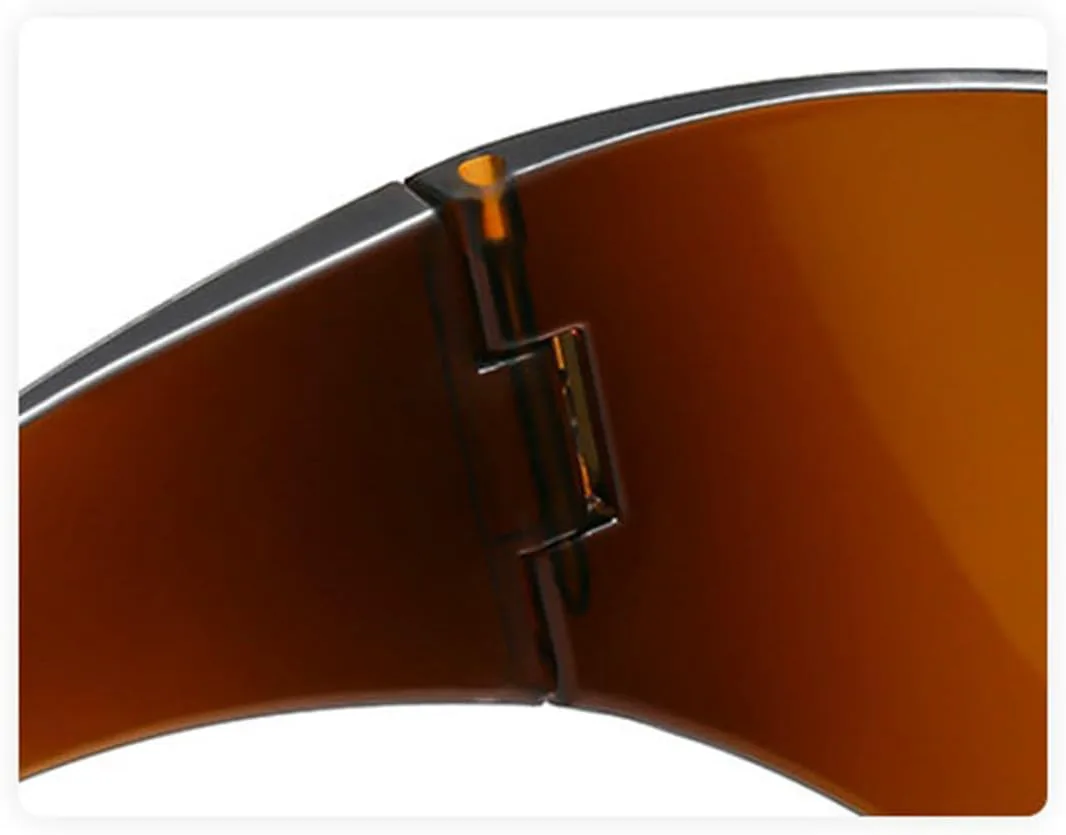 

Солнцезащитные очки Willochra Wrap Around Y2k для женщин и мужчин, футуристические, увеличенные, без оправы, модные, конфетных оттенков, 3pcs-red&blue&pink