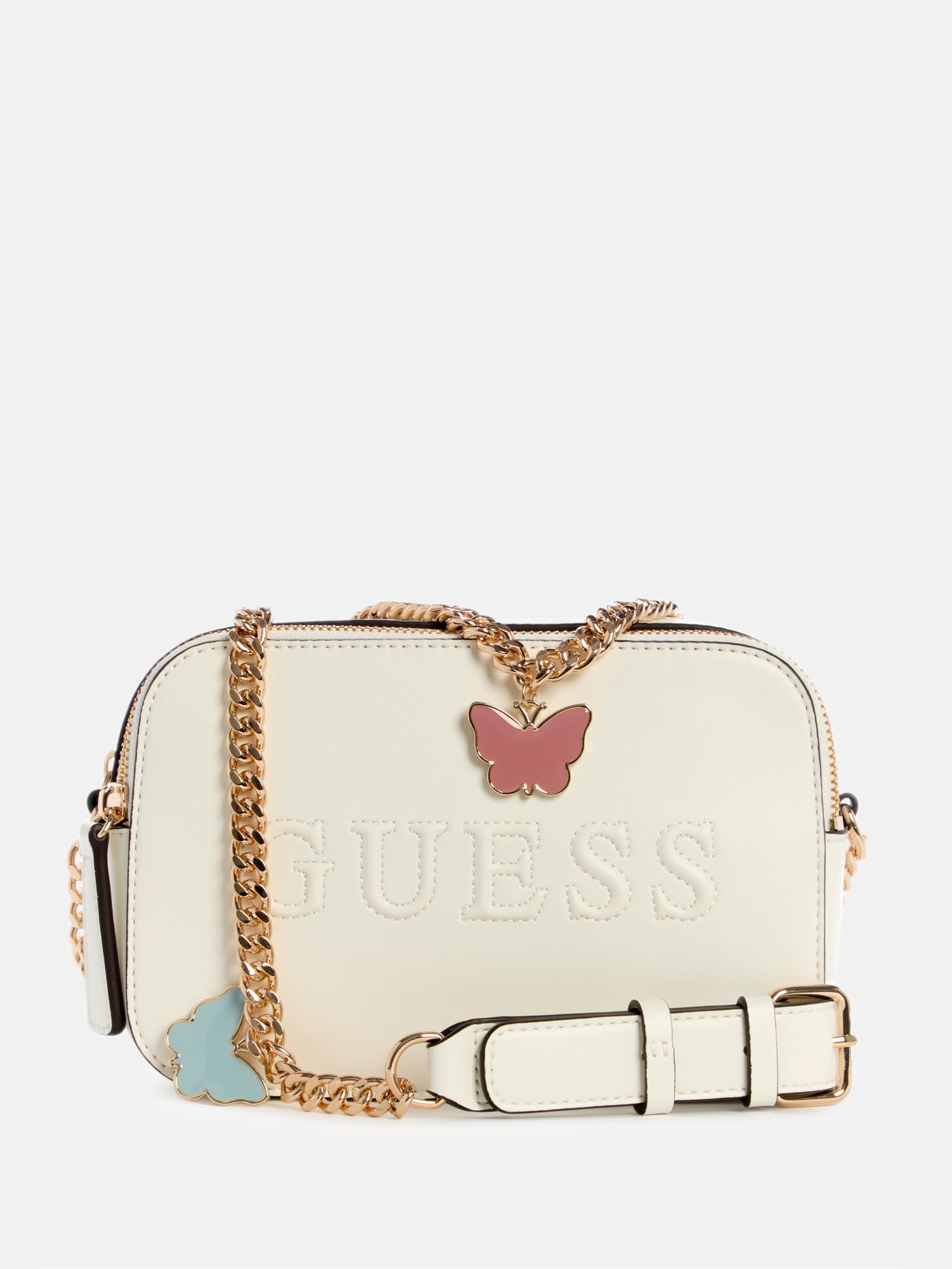 

Сумка через плечо Lilly Ann с двойной молнией Guess Factory, цвет milk, Белый, Сумка через плечо Lilly Ann с двойной молнией Guess Factory, цвет milk