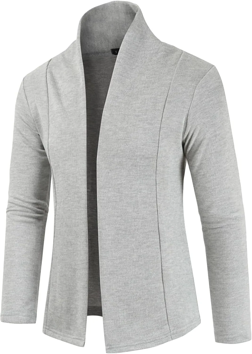 

Мужской кардиган с шалью, Slim Fit, длинный рукав SWJGLITTR