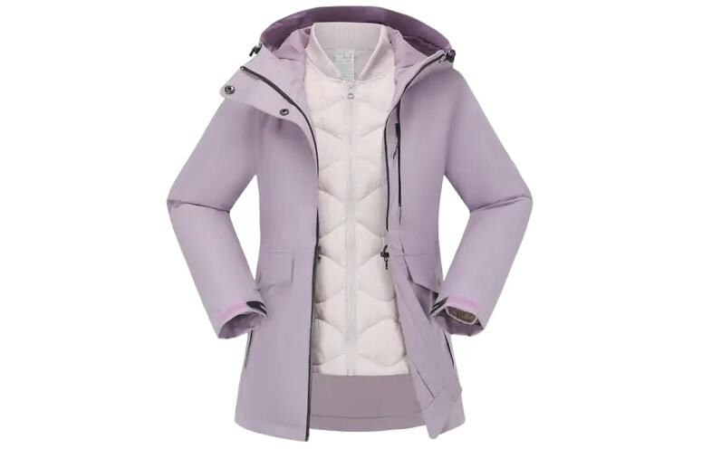 

Ветровки женские Фиолетовый/светло-серый Decathlon